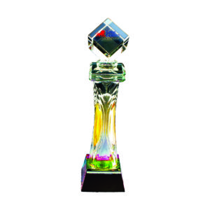 Beautiful Crystal Trophies CTICV011 – Cube Crystal Trophy | Trophy Supplier at Clazz Trophy Malaysia