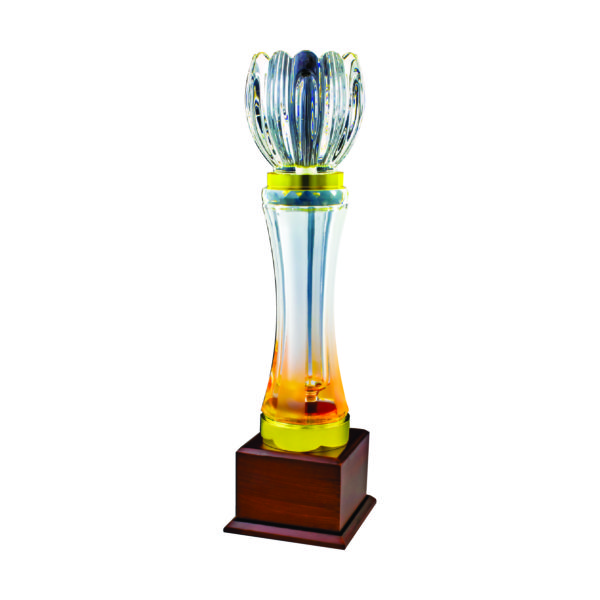 Crystal Vase Trophies CTICV042 – Exclusive Crystal Vase Trophy | Trophy Supplier at Clazz Trophy Malaysia