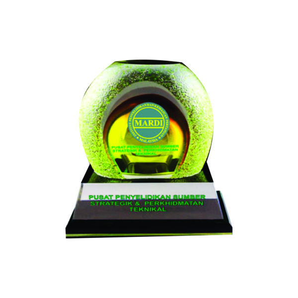 Liu Li Crystal Plaques CTICT003 – Exclusive Liu li Crystal Award | Clazz Trophy Supplier Malaysia