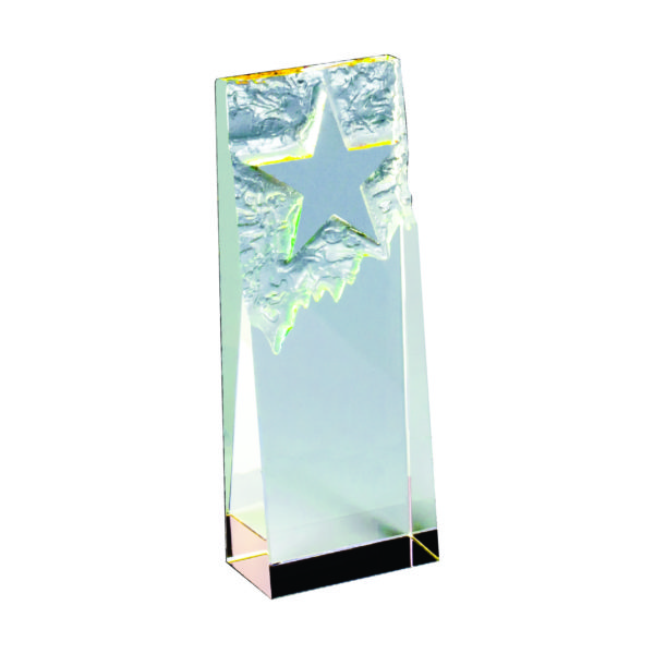 Star Crystal Plaques CTICP717 – Die Cut Crystal Star Award | Trophy Supplier at Clazz Trophy Malaysia