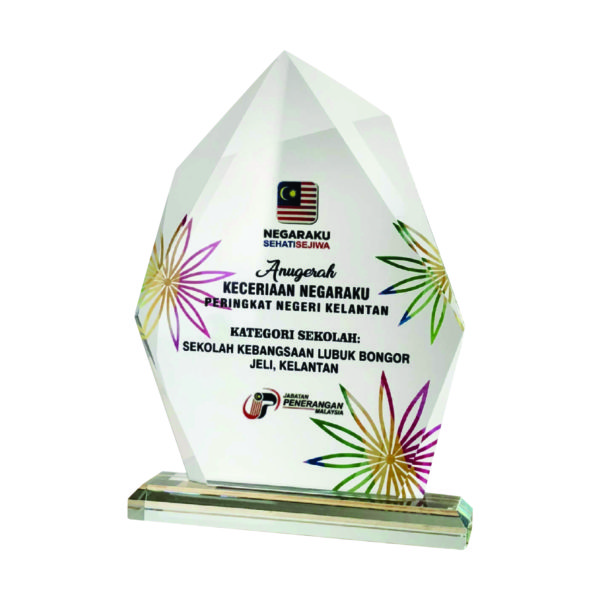 Beautiful Crystal Plaques CTICP726 – Exclusive Crystal Award | Trophy Supplier at Clazz Trophy Malaysia