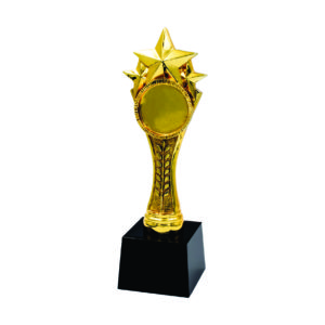 Star Sculpture Trophies CTIFF203 – Golden Star Sculpture | Trophy Supplier at Clazz Trophy Malaysia
