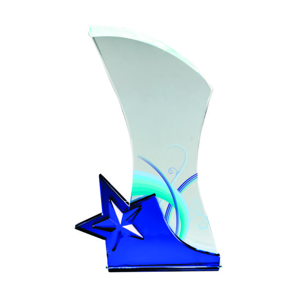 Star Crystal Plaques CTICP664 – Exclusive Crystal Star Award | Trophy Supplier at Clazz Trophy Malaysia