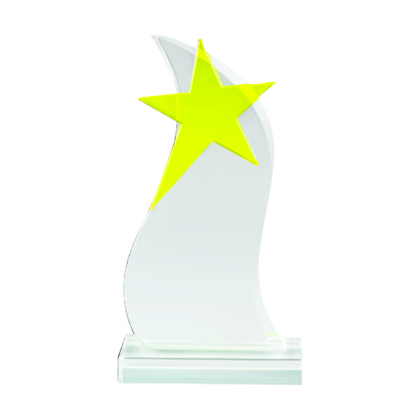 Star Crystal Plaques CTICT179 – Exclusive Crystal Star Award | Clazz Trophy Supplier Malaysia