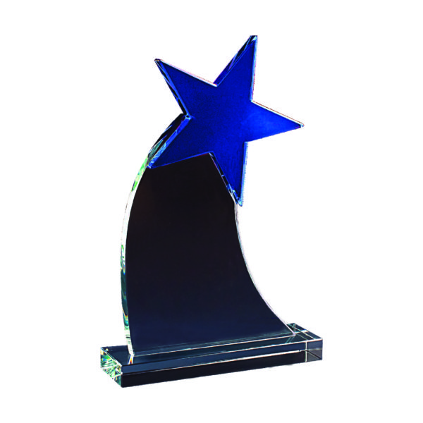 Star Crystal Plaques CTICP052 – Exclusive Crystal Star Award | Clazz Trophy Supplier Malaysia