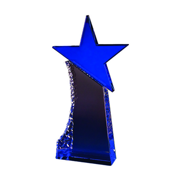 Star Crystal Plaques CTICP046 – Exclusive Crystal Star Award | Trophy Supplier at Clazz Trophy Malaysia