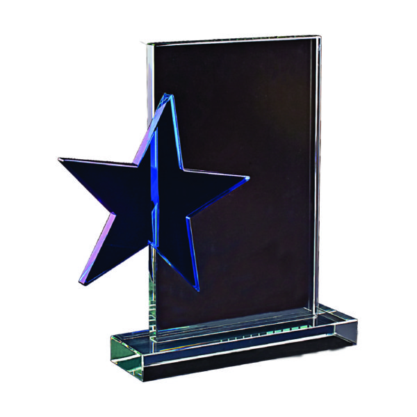 Star Crystal Plaques CTICP057 – Exclusive Crystal Star Award | Clazz Trophy Supplier Malaysia