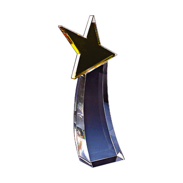 Star Crystal Plaques CTICP062 – Exclusive Crystal Star Award | Clazz Trophy Supplier Malaysia