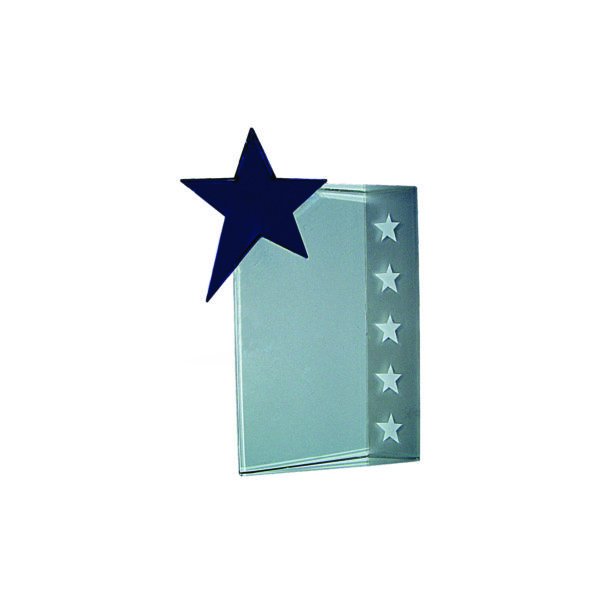 Star Crystal Plaques CTICP076 – Exclusive Crystal Star Award | Clazz Trophy Supplier Malaysia