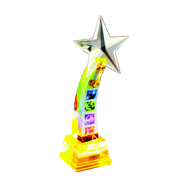 Star Crystal Plaques CTICT008 – Exclusive Crystal Star Award | Trophy Supplier at Clazz Trophy Malaysia