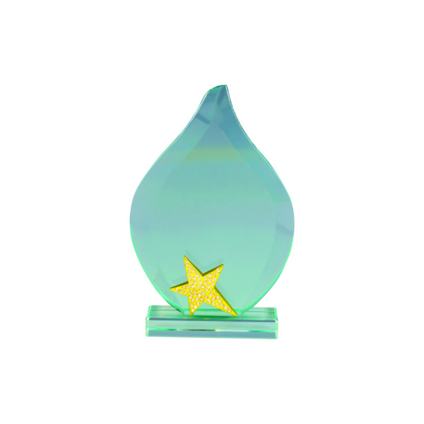 Star Crystal Plaques CTICA035 – Exclusive Crystal Star Award | Clazz Trophy Supplier Malaysia