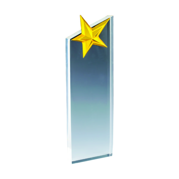 Star Crystal Plaques CTICP187 – Exclusive Crystal Star Award | Clazz Trophy Supplier Malaysia