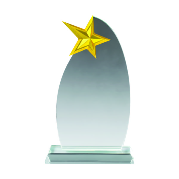 Star Crystal Plaques CTICP194 – Exclusive Crystal Star Award | Trophy Supplier at Clazz Trophy Malaysia