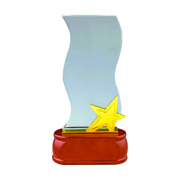 Star Crystal Plaques CTICP239 – Exclusive Crystal Star Award | Trophy Supplier at Clazz Trophy Malaysia