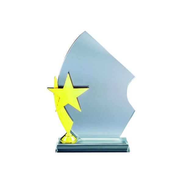 Star Crystal Plaques CTIGM043 – Exclusive Crystal Star Award | Trophy Supplier at Clazz Trophy Malaysia