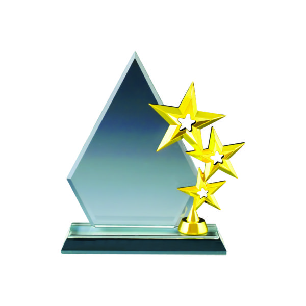 Star Crystal Plaques CTICP208 – Exclusive Crystal Star Award | Trophy Supplier at Clazz Trophy Malaysia