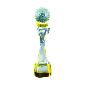Golf Competition Crystal Trophies CTIMT633 – Exclusive Golf Crystal Trophy | Trophy Supplier at Clazz Trophy Malaysia