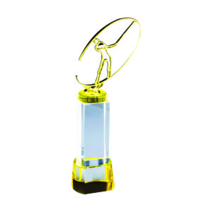Golf Competition Crystal Trophies CTIMT638 – Exclusive Crystal Golf Trophy | Trophy Supplier at Clazz Trophy Malaysia