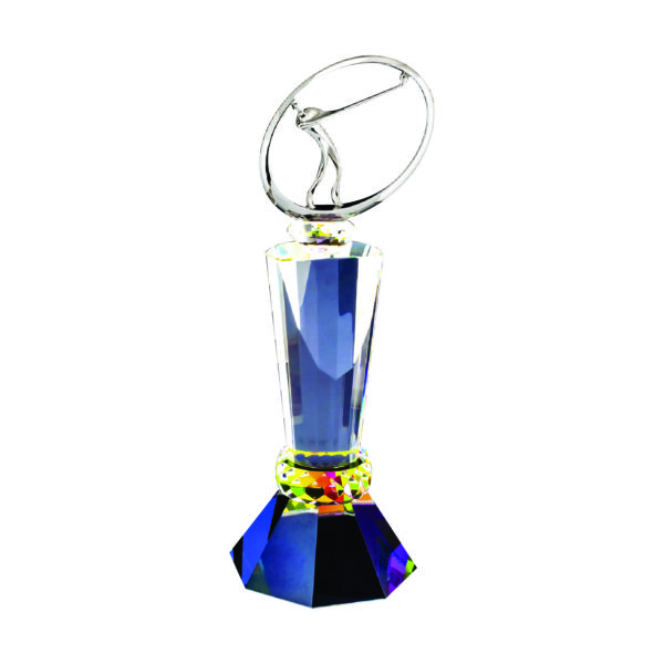 Golf Competition Crystal Trophies CTICT042 – Exclusive Crystal Golf Trophy | Trophy Supplier at Clazz Trophy Malaysia