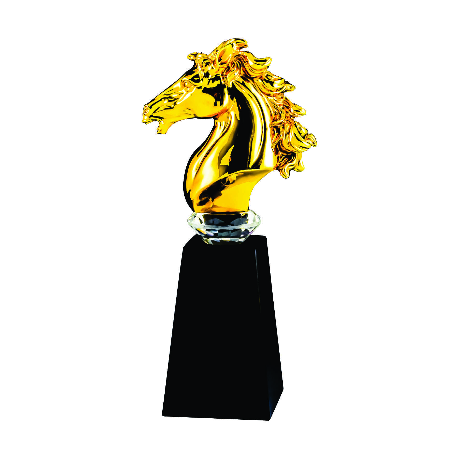 Exclusive Golden Horse Crystal Trophy at Clazz Trophy Malaysia | Trusted Trophy Supplier Malaysia