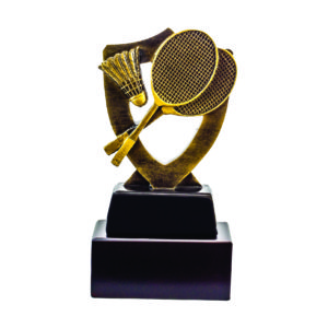 Badminton Competition Acrylic Trophies CTIFF005B – Exclusive Badminton Trophy | Trophy Supplier at Clazz Trophy Malaysia