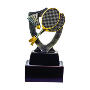 Badminton Competition Acrylic Trophies CTIFF005S – Exclusive Badminton Trophy | Trophy Supplier at Clazz Trophy Malaysia