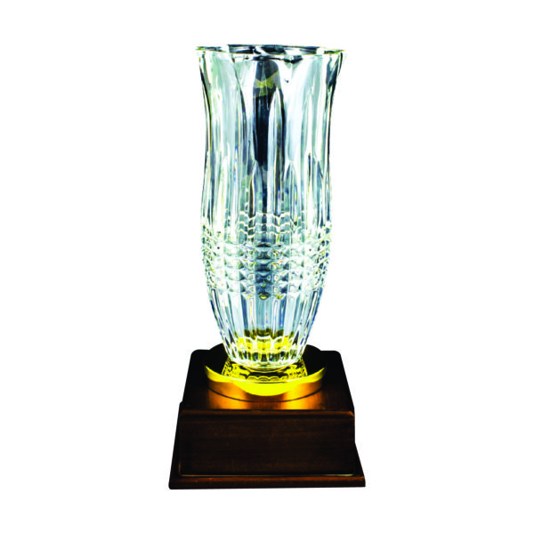 Crystal Vase Trophies CTICV713 – Exclusive Crystal Vase Trophy | Clazz Trophy Supplier Malaysia