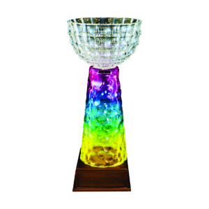 Crystal Vase Trophies CTICV709 – Crystal Bowl Trophy | Clazz Trophy Supplier Malaysia