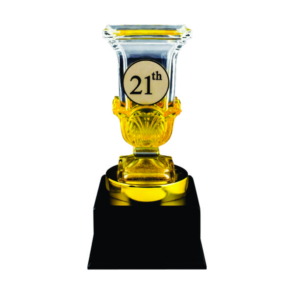 Crystal Vase Trophies CTICV134 – Exclusive Crystal Vase Trophy | Clazz Trophy Supplier Malaysia