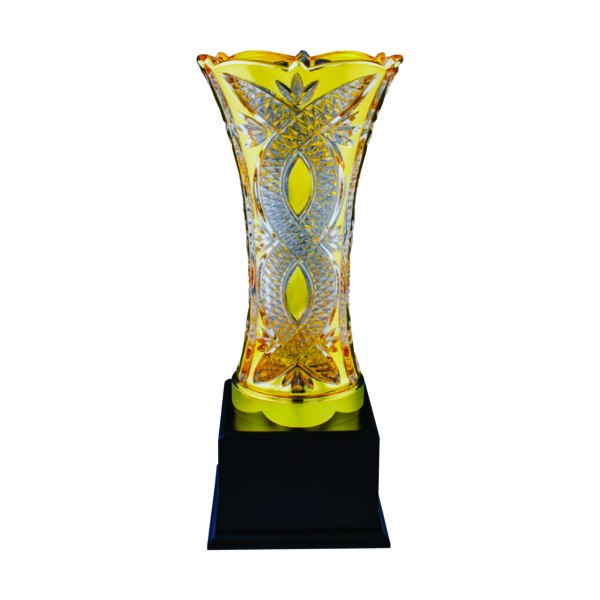 Crystal Vase Trophies CTICV034 – Exclusive Crystal Vase Trophy | Clazz Trophy Supplier Malaysia