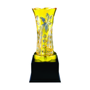 Crystal Vase Trophies CTICV082 – Exclusive Crystal Vase Trophy | Clazz Trophy Supplier Malaysia