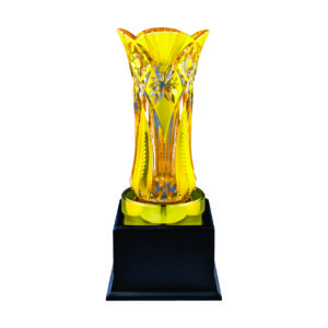 Crystal Vase Trophies CTICV083 – Exclusive Crystal Vase Trophy | Clazz Trophy Supplier Malaysia