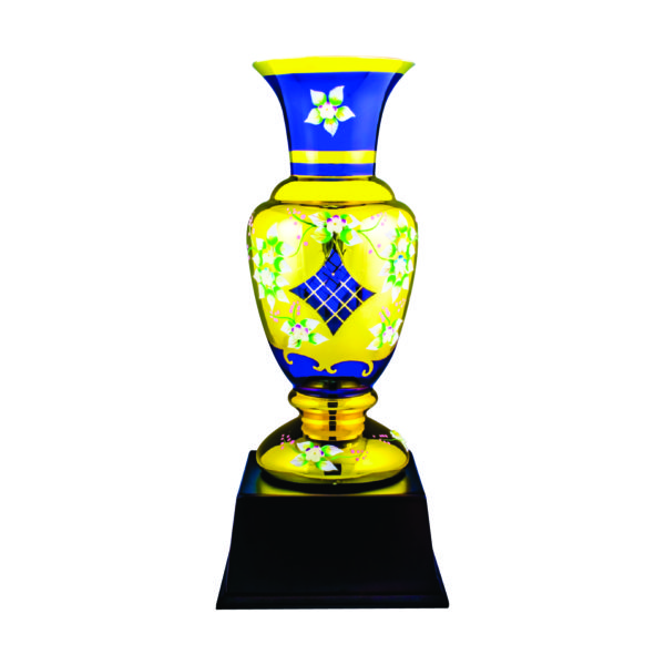 Crystal Vase Trophies CTICV031 – Exclusive Crystal Vase Trophy | Clazz Trophy Supplier Malaysia