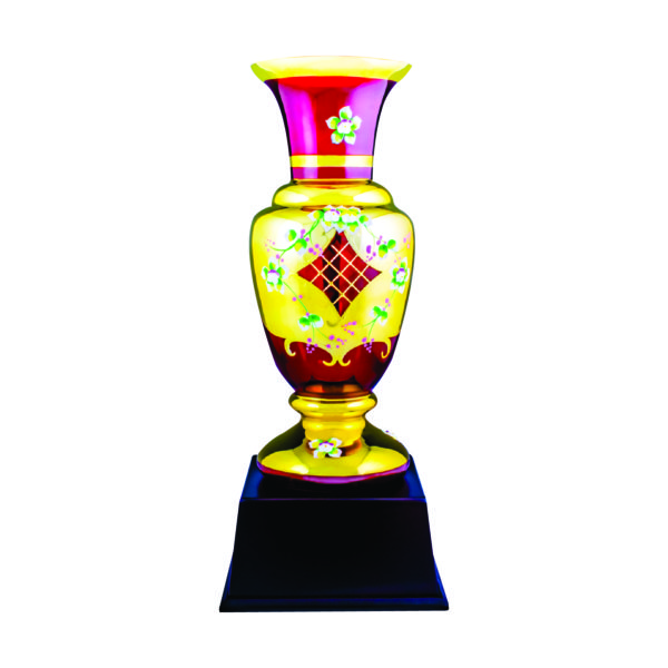 Crystal Vase Trophies CTICV032 – Exclusive Crystal Vase Trophy | Clazz Trophy Supplier Malaysia