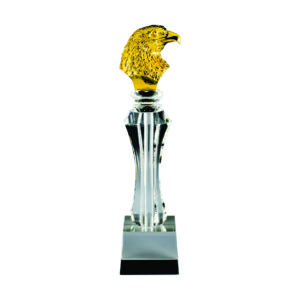 Beautiful Crystal Trophies CTICT512 – Eagle Crystal Trophy | Trophy Supplier at Clazz Trophy Malaysia