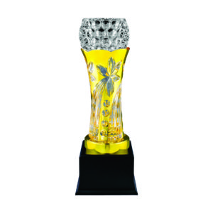 Crystal Vase Trophies CTICV086 – Exclusive Crystal Vase Trophy | Clazz Trophy Supplier Malaysia