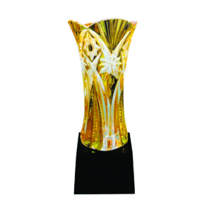 Crystal Vase Trophies CTICV026 – Exclusive Crystal Vase Trophy | Clazz Trophy Supplier Malaysia