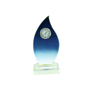 Crystal Clock Plaques CTICQ016 – Exclusive Crystal Clock Award | Trophy Supplier at Clazz Trophy Malaysia