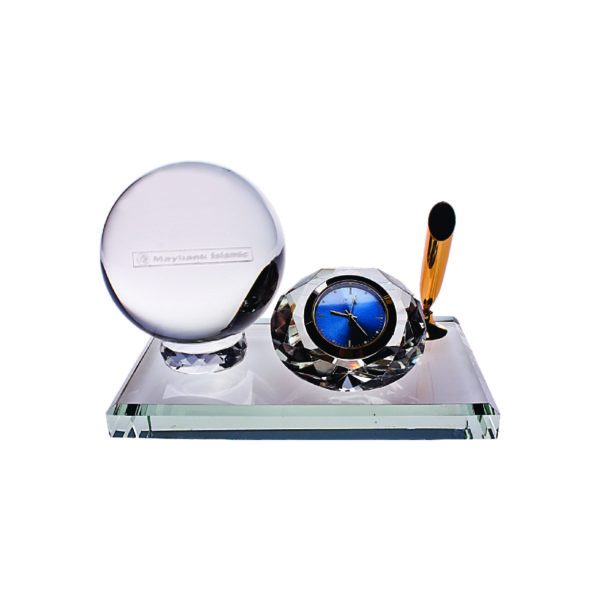 Desktop Items CTICD001 – Exclusive Crystal Desktop Items | Clazz Trophy Supplier Malaysia