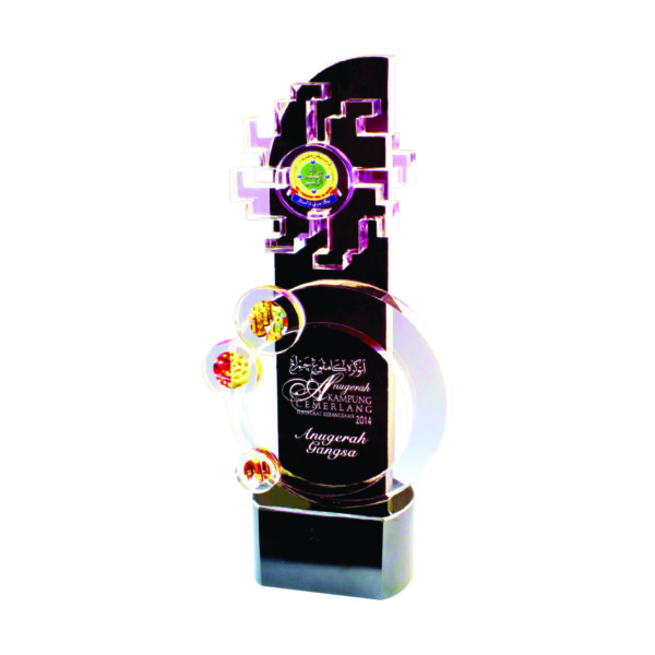 Custom Made Acrylic Plaques CTEAA100 – Exclusive Acrylic Award | Clazz Trophy Supplier Malaysia