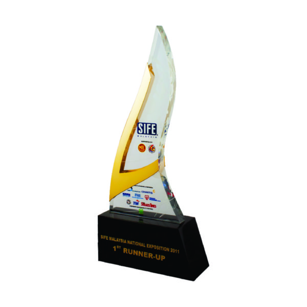 Custom Made Acrylic Plaques CTEAA102 – Exclusive Acrylic Award | Clazz Trophy Supplier Malaysia