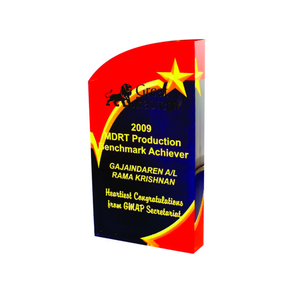 Custom Made Acrylic Plaques CTEAA062 – Exclusive Acrylic Award | Clazz Trophy Supplier Malaysia