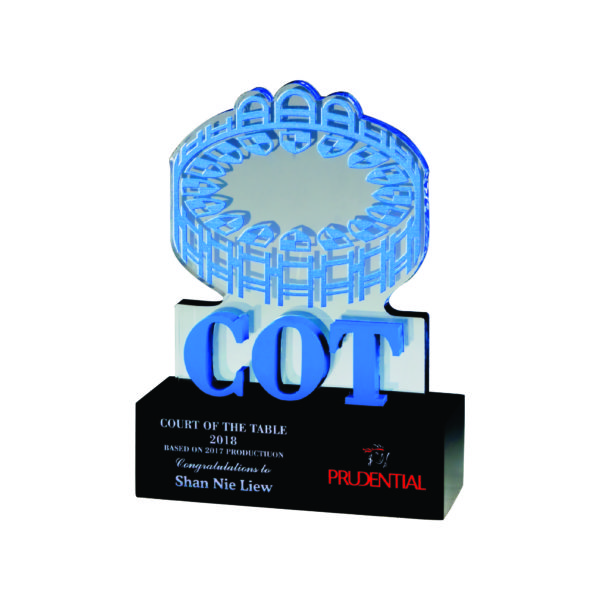 Custom Made Acrylic Plaques CTEAA386 – Exclusive Acrylic Award | Clazz Trophy Supplier Malaysia