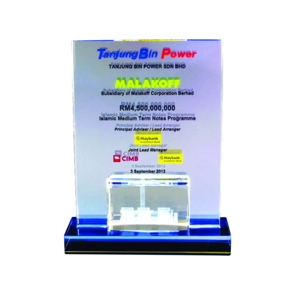 Custom Made Acrylic Plaques CTEAA109 – Exclusive Acrylic Award | Clazz Trophy Supplier Malaysia