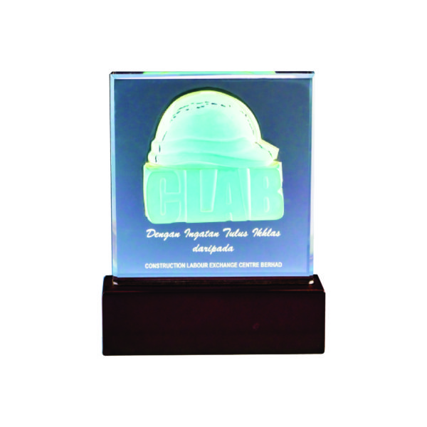 Custom Made Acrylic Plaques CTEAA113 – Exclusive Acrylic Award | Clazz Trophy Supplier Malaysia