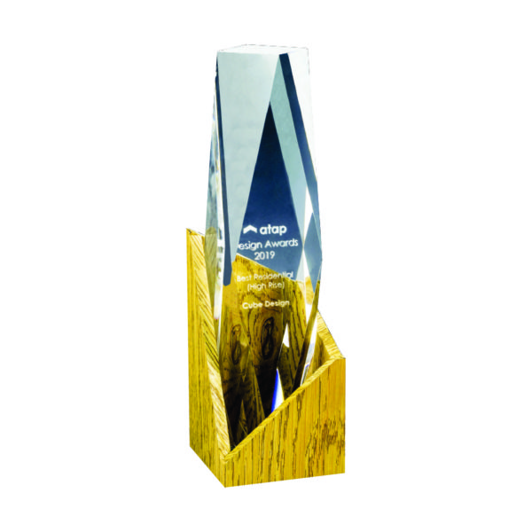 Special Acrylic Plaques CTIST006 – Crystal Wood Award | Clazz Trophy Supplier Malaysia