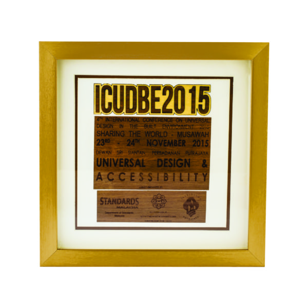 Wooden Plaques with Frames CTIWW054 – Exclusive Special Wooden Plaque | Clazz Trophy Supplier Malaysia