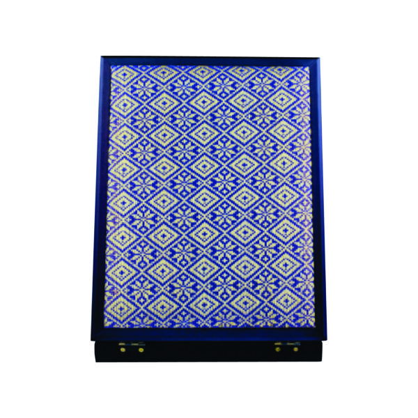 Velvet Boxes with Wooden Frames CTIWW100B – Blue Wooden Box | Clazz Trophy Supplier Malaysia