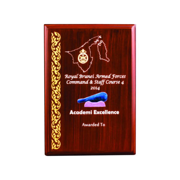 Special Wooden Plaques CTIWW101 – Brown Wooden Plaque | Clazz Trophy Supplier Malaysia