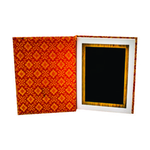 Wooden Boxes Songket Plaques CTIWW102A – Red Songket Boxes | Clazz Trophy Supplier Malaysia